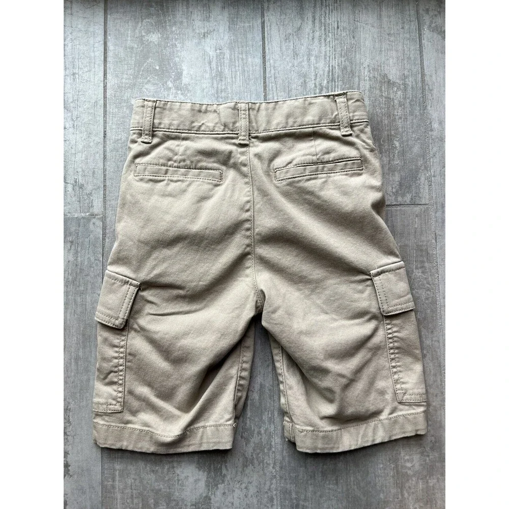 Gap Kids Toddler Boy Cargo Shorts Khaki Tan Cotton Summer 7 Slim Casual Everyday